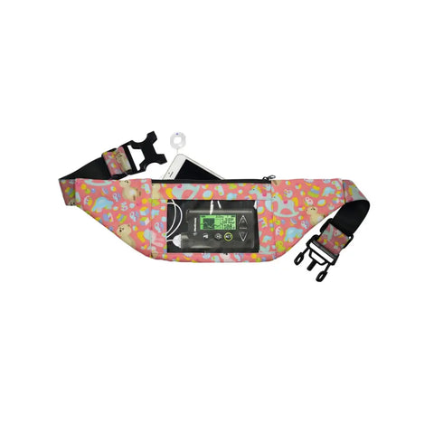 Adjustable Insulin Pump Belt With Double Pocket - Dia-Twin